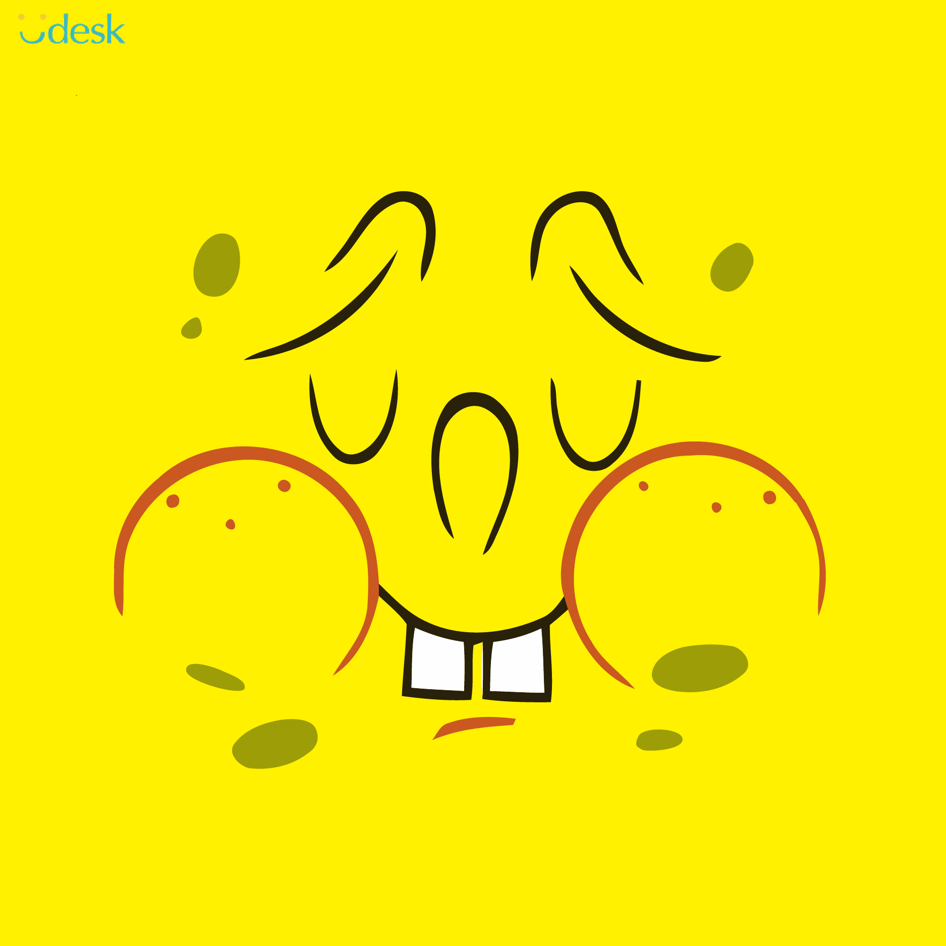 海绵宝宝 u闭眼